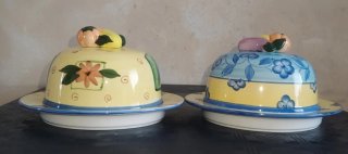 Set Salva Freschezza Ceramica Decorato