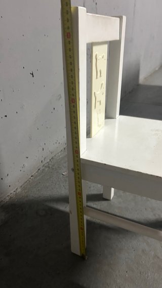 Silla infantil blanca IKEA
