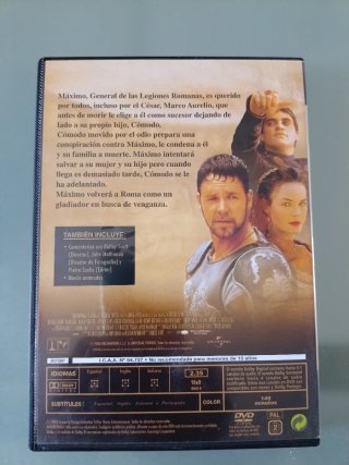 DVD Gladiator El Gladiador