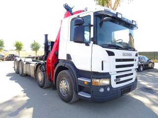 Scania P 400-CAMIONES GANCHO+GRUA