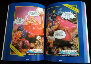 libro pubblicità He-Man Masters of the Universe