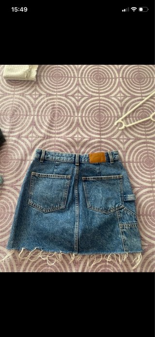 Minifalda vaquera Bershka