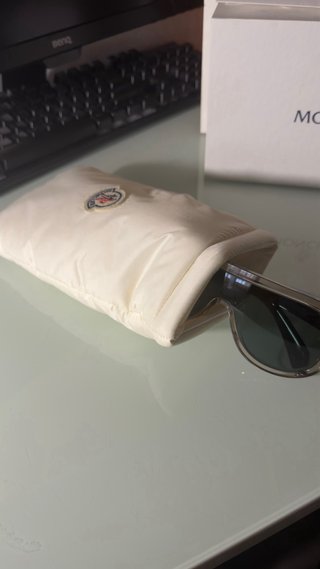 Gafas de sol Moncler Beige y Verde