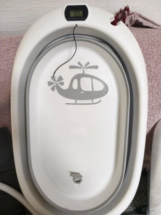 Bañera bebé plegable con soporte