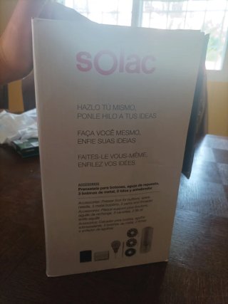 Máquina de coser Solac cotton 12.2