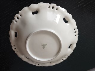 Bandeja Bavaria porcelana calada