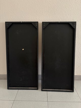Cuadro decorativo metal y madera