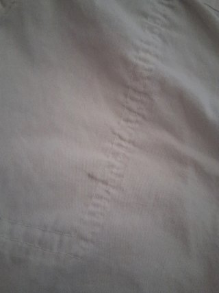 Pantaloncini donna bianchi con risvolto tg. L