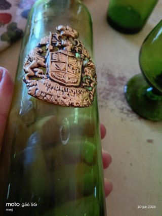 Juego Cristalería Vintage Verde Pelat (11 pzas)