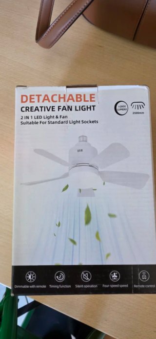 Ventilatore da soffitto 2 in 1 LED