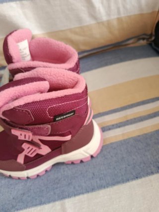 Botas nieve niña bebe ALDI waterproof rosas/morada