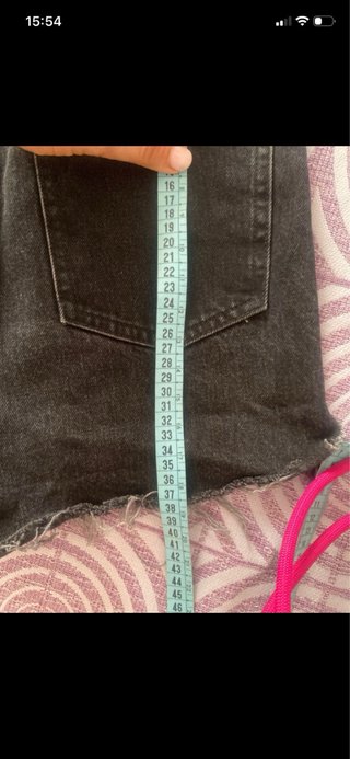 Shorts vaqueros Zara negros desgastados