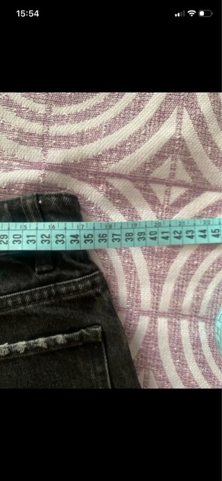Shorts vaqueros Zara negros desgastados