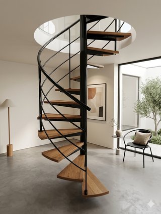 Escalera de caracol A MEDIDA