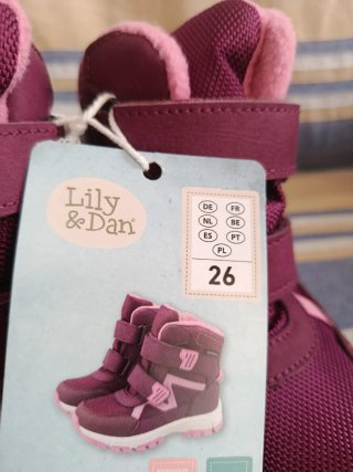 Botas nieve niña Lily & Dan talla 26
