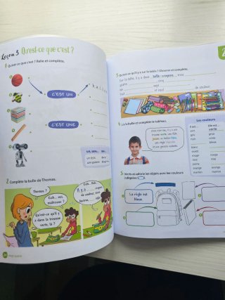 Libro y cuadernillo Francés