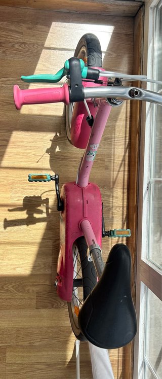 Bicicleta infantil 14 rosa unicornios