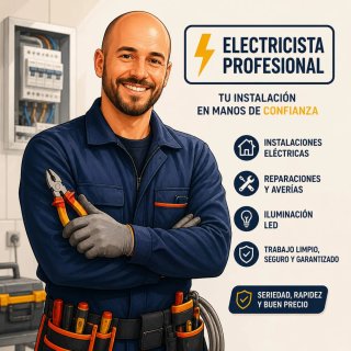 Electricista con experiencia (+10 años) ofrece ser