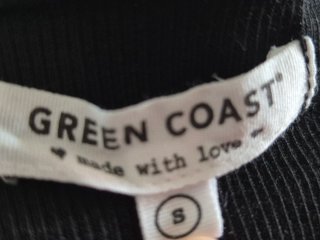Vestido Negro Green Coast Talla XS