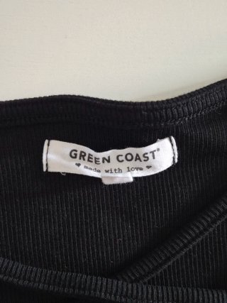 Vestido Negro Green Coast Talla XS