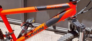 Bicicleta MTB. Btwin 500 Naranja/Negro 24 pulgada