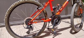 Bicicleta MTB. Btwin 500 Naranja/Negro 24 pulgada