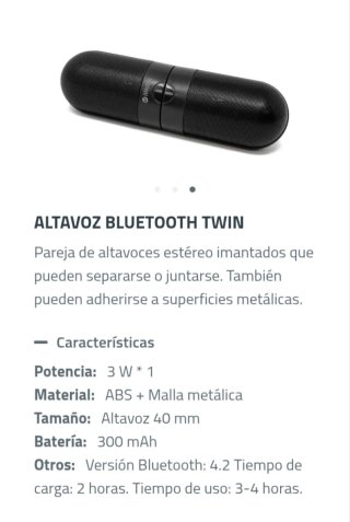 Altavoces Iwotto Twin Negros