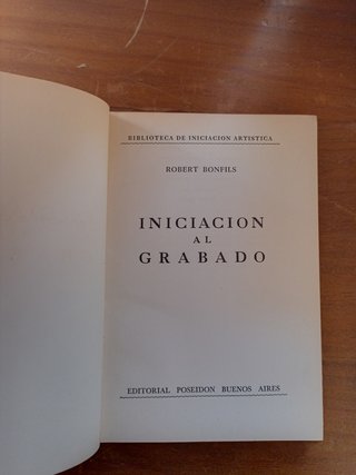 Iniciación al grabado. Bon Fils.