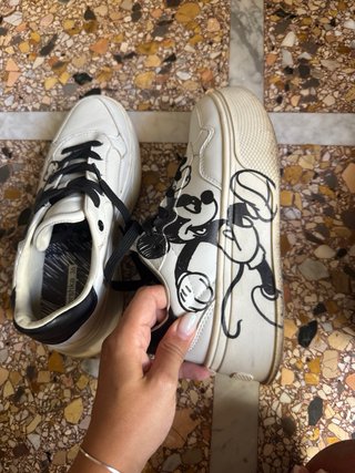 Scarpe Disney Topolino Bianche e Nere