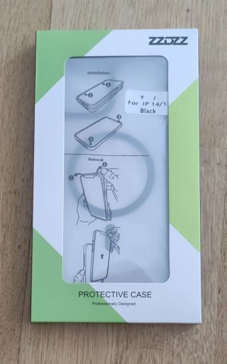 2 Fundas iPhone 13/14 ZZUZZ Negras