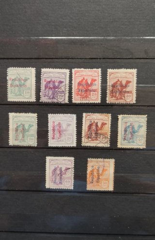Sellos Sahara Español 1931 Habilitados