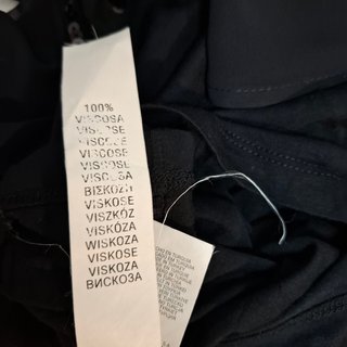 Top negro lentejuelas Stradivarius