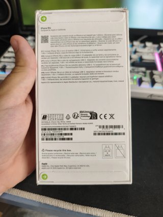 iPhone 16e 128 GB Nuevo Precintado