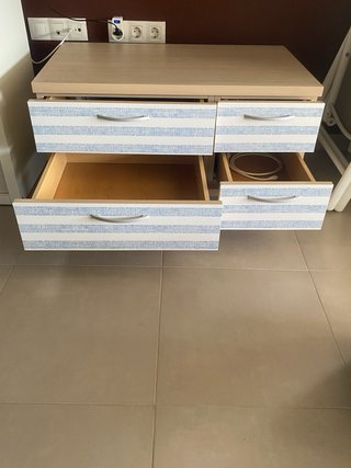 Mueble auxiliar 4 cajones con ruedas
