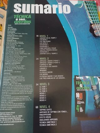 Lote dos revistas antiguas de Guitarra