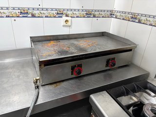 Plancha de gas profesional