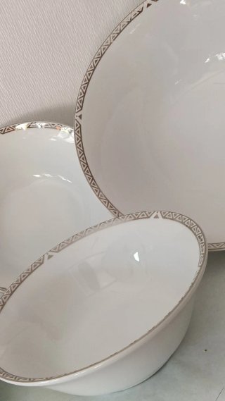 Vajilla Royal Doulton Platinum 21 piezas