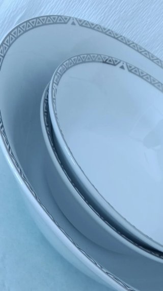 Vajilla Royal Doulton Platinum 21 piezas