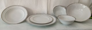 Vajilla Royal Doulton Platinum 21 piezas