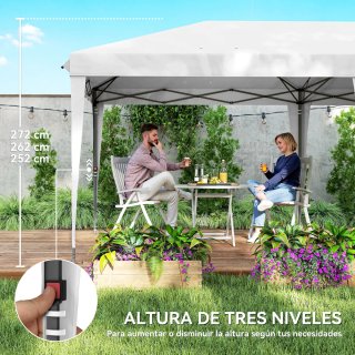 Carpa Plegable 6x3m con 4 Laterales