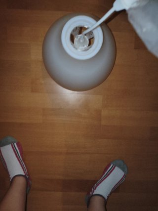 Lámpara Ikea Melody Blanca prácticamente nueva