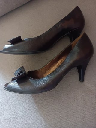 Sandalias FOSCO tacón marrón mujer