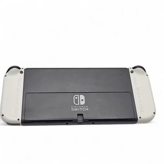 CONSOLA NINTENDO SWITCH OLED BLANCA + CARGADOR * DETALLE SEGURO JOYCON DERECHO*