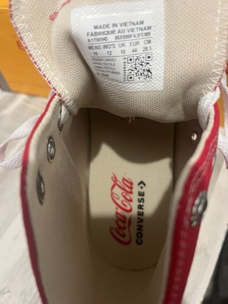 Converse All Star x Coca Cola Rojas