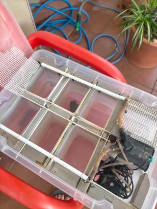 Acuario Negro con Mueble