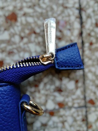 Borsa Roccobarocco Blu con Macchie Multicolore