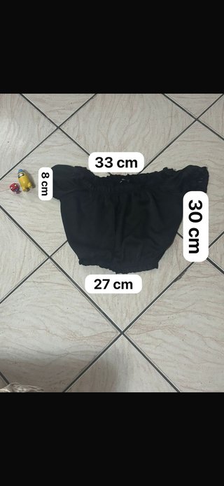 Top corto Tally Weijl nero