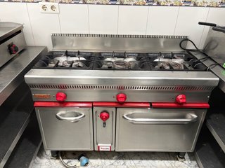 Cocina Industrial Eurast 3 Fuegos