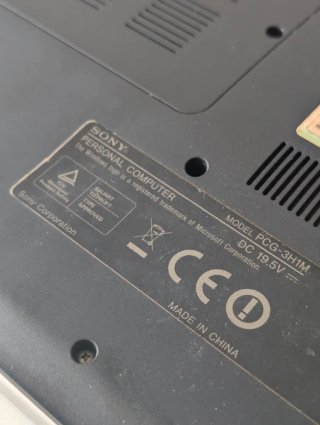 Sony Vaio PCG-3H1M (Sin Probar)