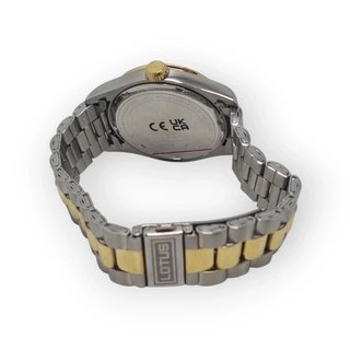 RELOJ LOTUS 18854 CORREA METALICA/DORADA ESFERA AZUL + ESLABON+ CAJA
